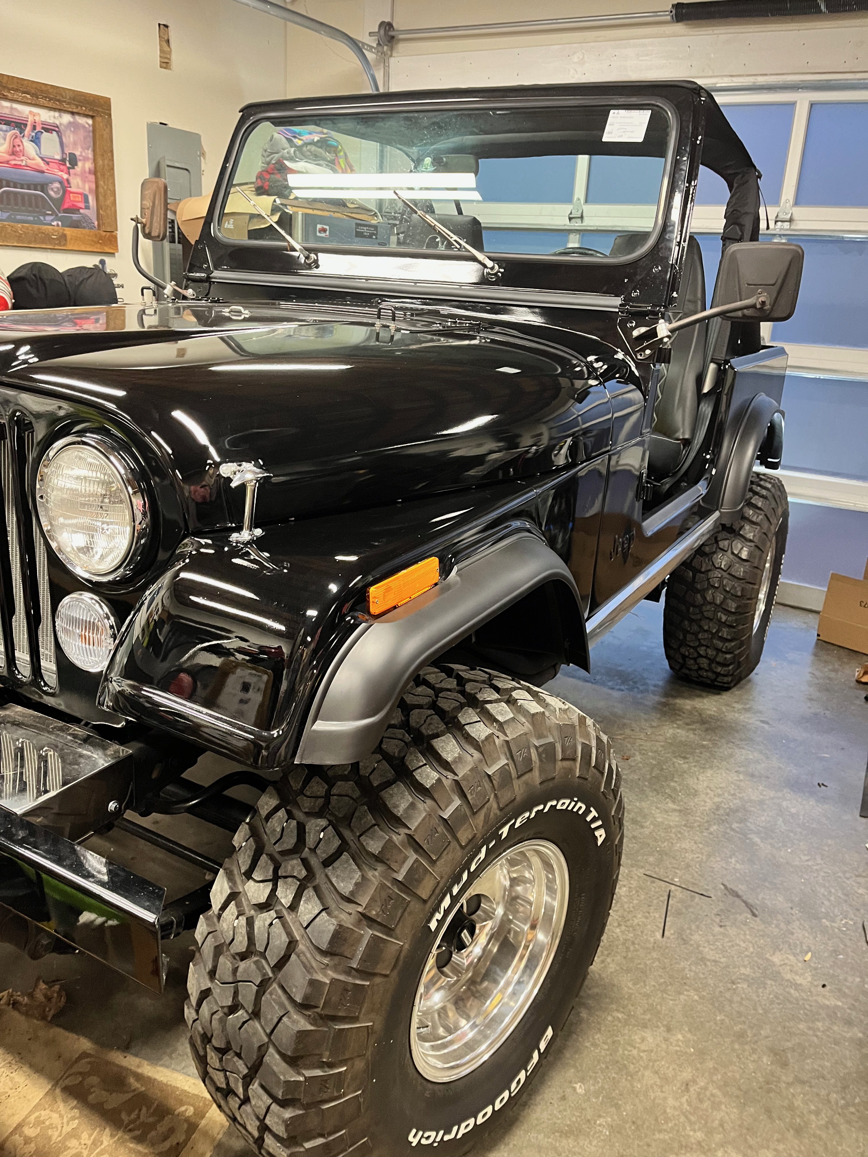 1984 Jeep CJ7 Black Mamba Chicken Creek Customs