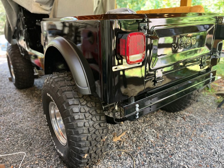 Wiring the rear end of the 1984 Jeep CJ7